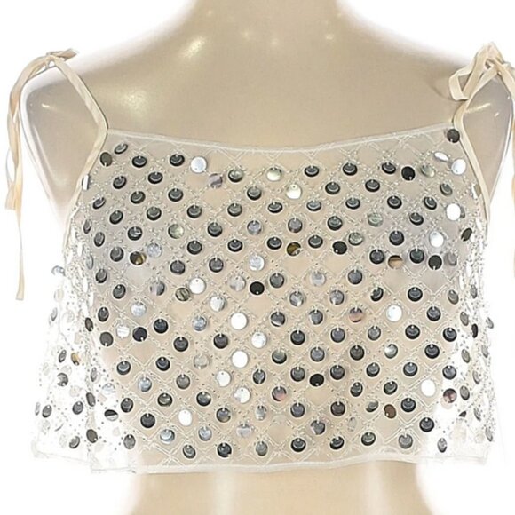 FOR LOVE and LEMONS Charelle Top Silver XL